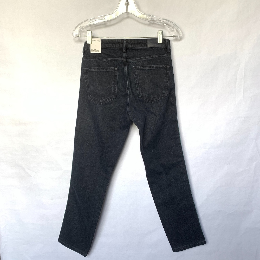 Zara Trafaluc Jeans With Velvet Side Stripe Detail - Picture 7 of 8